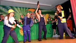 Die Orfler Hitparade war wieder einer der Höhepunkte der Prunksitzung.