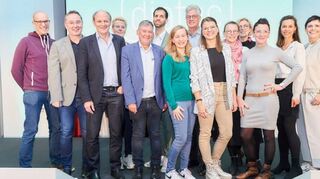 Das Bad Mergentheimer Team auf der „diatec“.