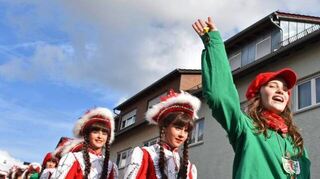 Alles Register der guten Stimmung zogen die „Heeschter Berkediebe“ gestern bei ihrem Umzug durch die Straßen von Hainstadt. Mit Einfallsreichtum glossierten sie die Themen Schönheitswahn und Bauernproteste und verstanden es, das Publikum mitzureißen.