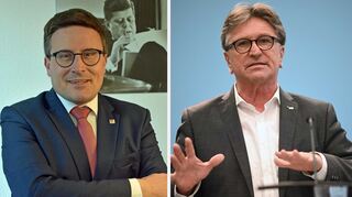 Christoph Schauder (links) und Manfred Lucha.