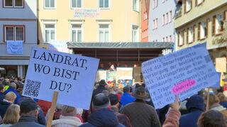 Landrat Christoph Schauder hat seine Teilnahme an der Kundgebung abgesagt.