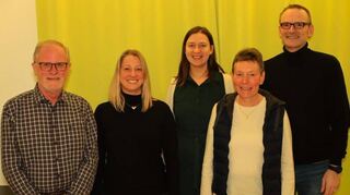 Der neue Vorstand der Nabu-Ortsgruppe Boxberg (von links): Dr. Joachim Hübner, Julia Löffler, Bürgermeisterin Heidrun Beck, Renate Rosenitsch und Vorsitzender Michael Hökel.