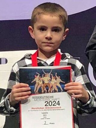 Levin Wisner ist Süddeutscher Vize-Meister.