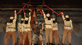 So sehen Sieger aus: Die Männerballetts aus Winterhausen (Bild oben), aus Vilchband ( Bild, unten links) und Hainstadt.