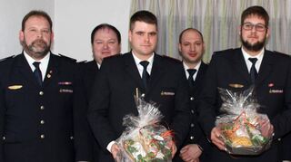 Langjährige und verdiente Mitglieder der Mudauer Feuerwehr wurden bei der Jahreshauptversammlung geehrt.