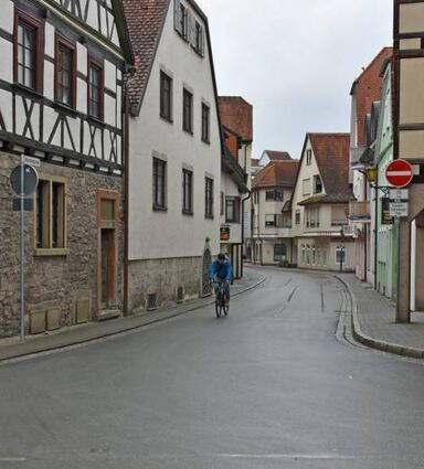 Auch die Nonnengasse nahe am Schloss wird bald zur Baustelle.