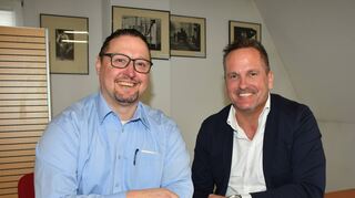 Graziano Parutto (links) und Heiko Oertel haben eine Interessengemeinschaft mit dem Namen „Pro Bad Mergentheim“ gegründet, die am 9. Juni bei der Kommunalwahl antreten soll.