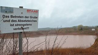 Was geschieht mit der alten Tongrube bei Hainstadt? „Braas“ legte in der jüngsten Gemeinderatssitzung ein Konzept vor, das allerdings der Bürgerinitiative „Bisam“ nicht behagt.