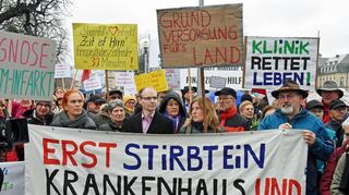 Klare Botschaften in Stuttgart.