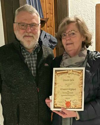 Dieter Klenk (Ehrenvorsitzender) und Elfriede Klenk (Ehrenmitglied) prägten über zwei Jahrzehnte den Verein.