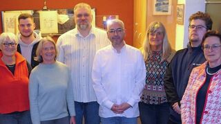 Die Vorstandsmitglieder des neu gegründeten Vereins „Filmclub Roxy Wertheim“ freuen sich darauf, das Wertheimer Kino wieder mit Leben zu füllen.