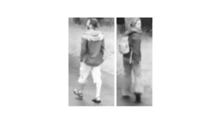 Mithilfe dieser Fotos sucht die Polizei nach den zwei bisher unbekannten Personen.