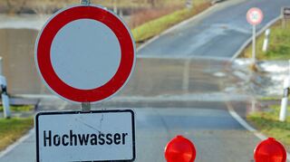 Ein ähnliches Bild kennt man bei Hochwasserlagen nahe Klingen: Weikersheim soll jetzt einen eigenen Pegel (-messer) bekommen.
