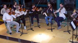Das Streicherensemble spielte bekannte Stücke von Händel.