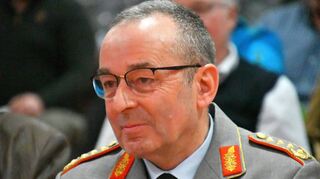 Bei seinem Besuch in Hardheim lobte General Carsten Breuer die Hardheimer Soldaten und die Hardheimer für ihren Umgang mit der Bundeswehr.