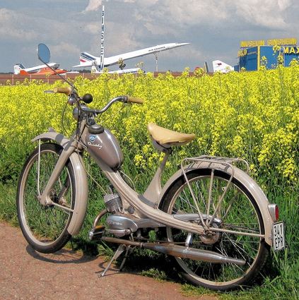 <p>Eines der meistverkauften Mopeds der Welt: die NSU Quickly.</p>