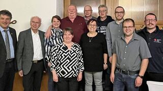 Beim DRK-Ortsverein wurden Mitglieder geehrt.