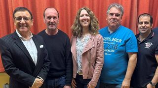 Foto: Bei der Kommunalwahl am 09. Juni treten für den Ortschaftsrat in Hochhausen fünf Kandidatinnen und Kandidaten für die Liste der CDU an (Es fehlt: Rüdiger Gärtner).