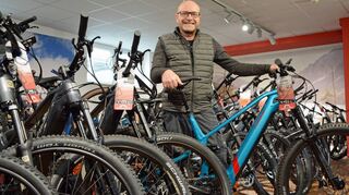 Lothar Platz verkauft mittlerweile überwiegend Pedelecs. Nur 15 Prozent des Verkaufsumsatzes entfallen auf nicht motorisierte Fahrräder.