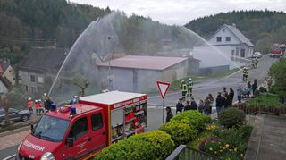 Der Brand einer Lagerhalle war das Übungsszenario bei der Frühjahrshauptübung.