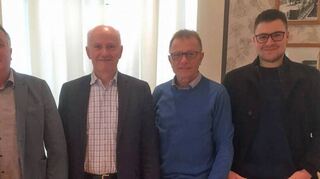 Die Kandidaten (von links): Ferdinand Eck, Elmar Müller, Siegfried Riegler und Florian König (auf dem Bild fehlt Marco Dörzbacher).
