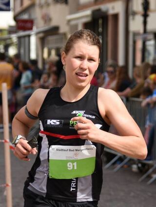 Siegerin Eleisa Haag, Halbmarathon.