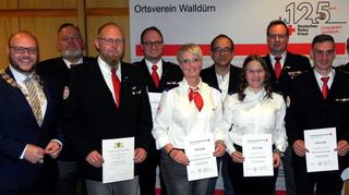 Langjährige und verdiente Mitglieder des DRK-Ortsvereins Walldürn wurden im Rahmen der Jahreshauptversammlung geehrt.