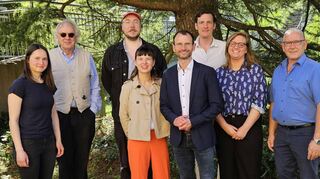 Die Künstler Mia Jil, Elena Wiener und Ioannis Oriwol wurden in Adelsheim willkommen geheißen.
