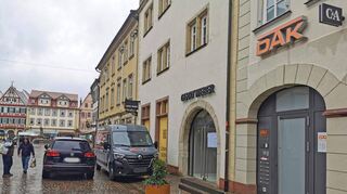 In der Burgstraße in Bad Mergentheim eröffnet Anfang Mai eine „Salamander“-Filiale (Schuhhaus).