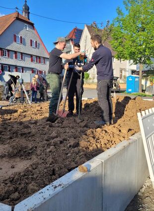 In Hainstadt – wie an anderen Orten in der Region – engagieren sich die Teilnehmer bei der 72-Stunden-Aktion.