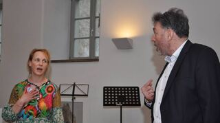 Hörenswert waren die Auftritte der Mitwirkenden beim Konzert der „Gesangsoase“ in Grünsfeld. Mit dabei waren Silke Busch und Andreas Stierle.