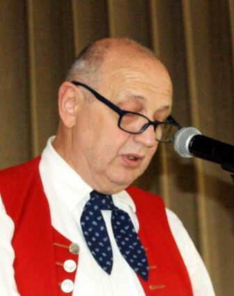 Der Dichter Hermann Hehn bot „Gedichtle und Gschichtle“.