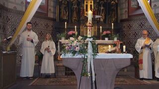 Mit einem Festgottesdienst wurde der 125. Geburtstag der Gamburger Pfarrkirche St. Martin gefeiert.