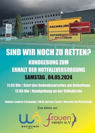 Aufruf zur Kundgebung