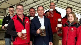 Vorfreude auf das Bockbierfest bei den Veranstaltern.