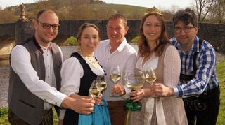 Die Weinfestgemeinschaft des 48. Tauberrettersheimer Weinfestes.