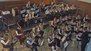 Sehr gut an kam beim Publikum das Konzert des Dörlesberger Musikvereins, der von Bernhard Müßig dirigiert wird.