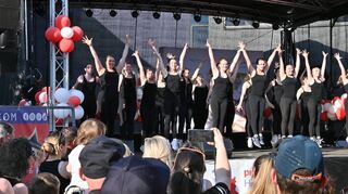 Dicht umlagert war beim Regionaltag in Lauda die Showbühne.