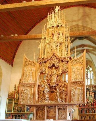 Die Herrgottskirche in Creglingen kann am Pfingstsonntag von Interessierten besichtigt werden.