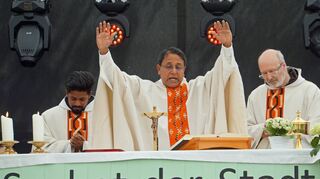 Zum Jubiläum in Hettingen gab es einen würdigen Gottesdienst.