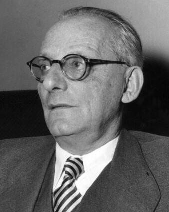 Der Schriftsteller und Philosoph Max Brod im Jahr 1954.