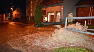 Im Stadtgebiet Bad Mergentheim lagen die größten Einsatzstellen in der Nacht von Samstag auf Sonntag in Rot (Bild) und in Apfelbach.