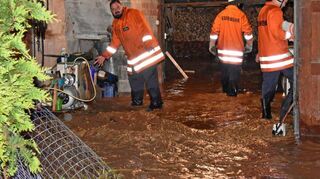 In Elpersheim war die Feuerwehr ebenfalls gefordert.