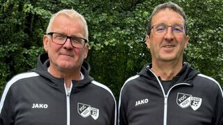 Jürgen Esslinger(links) ist neuer Trainer des FC Creglingen. Für die SGM Creglingen II/Bieberehren zeichnet weiterhin Bernd Nast (rechts) verantwortlich.