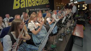 Die Gschaidter Musikanten aus der Partnergemeinde Gschaidt in Österreich begeisterten das Publikum.