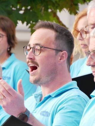 Solist vom Chor „Cantamus“ des MGV Buchen: Michael Henn.