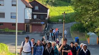 Die Pilger aus Lauda und Königshofen machten sich wieder einmal auf den Weg nach Walldürn.