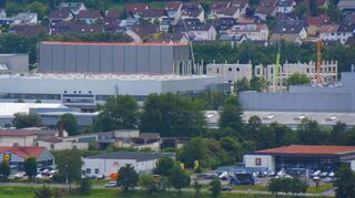 Weinig wird noch größer: Dieses Bild der Baustelle entstand am Donnerstag.