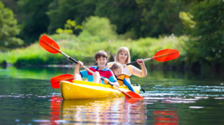 Ob Kajak, Kanu oder Kanadier - zum Wasserwandern eignen sich die Flüsse in der Region bestens.