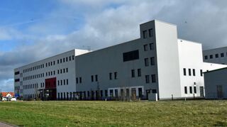 Am Ende: Die Wertheimer Rotkreuzklinik.